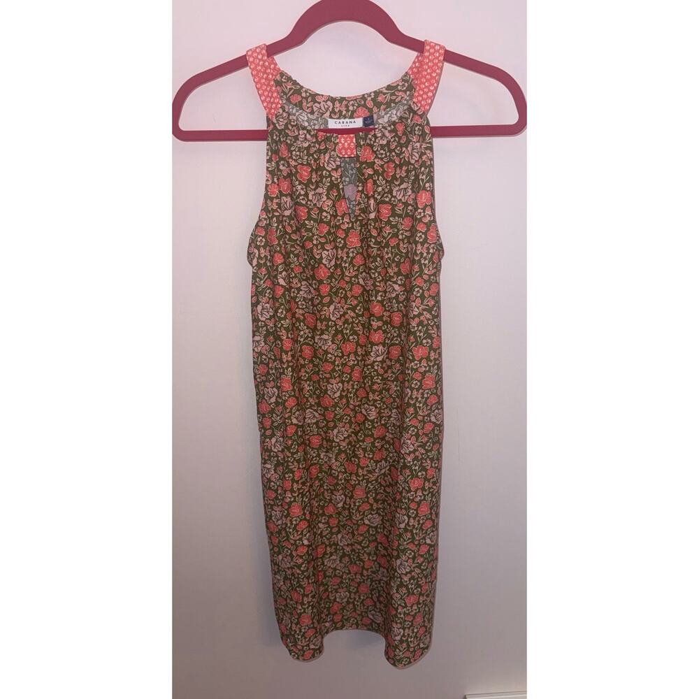 Cabana Life Jetties Beach Amelia Island Sleeveless Shift Dress Size Small NWOT